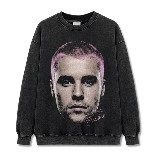 VINTAGE GRAPHIC TEE&HOODIE |Justin Bieber V9.9