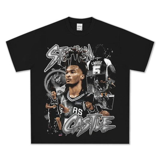 VINTAGE TEE | NBA SPURS Stephon Castle V8.1
