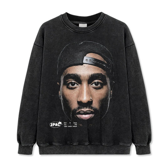 VINTAGE GRAPHIC CLOTHES |BIG FACE 2PAC V8.17