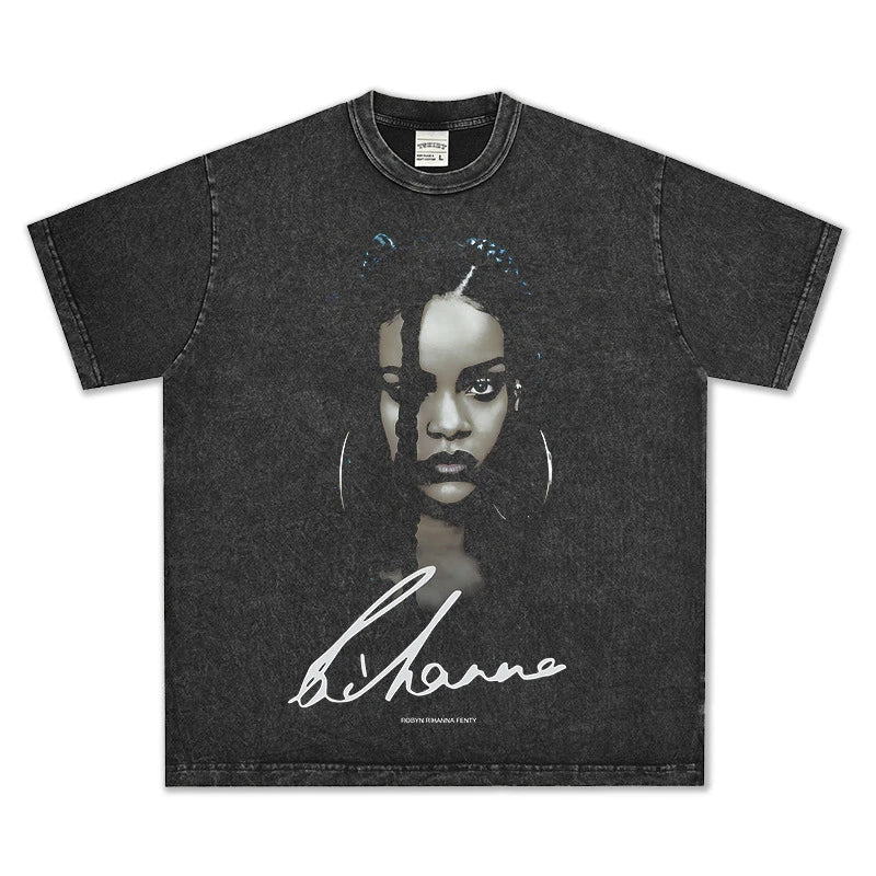 VINTAGE GRAPHIC TEE |RIHANNA V6.5