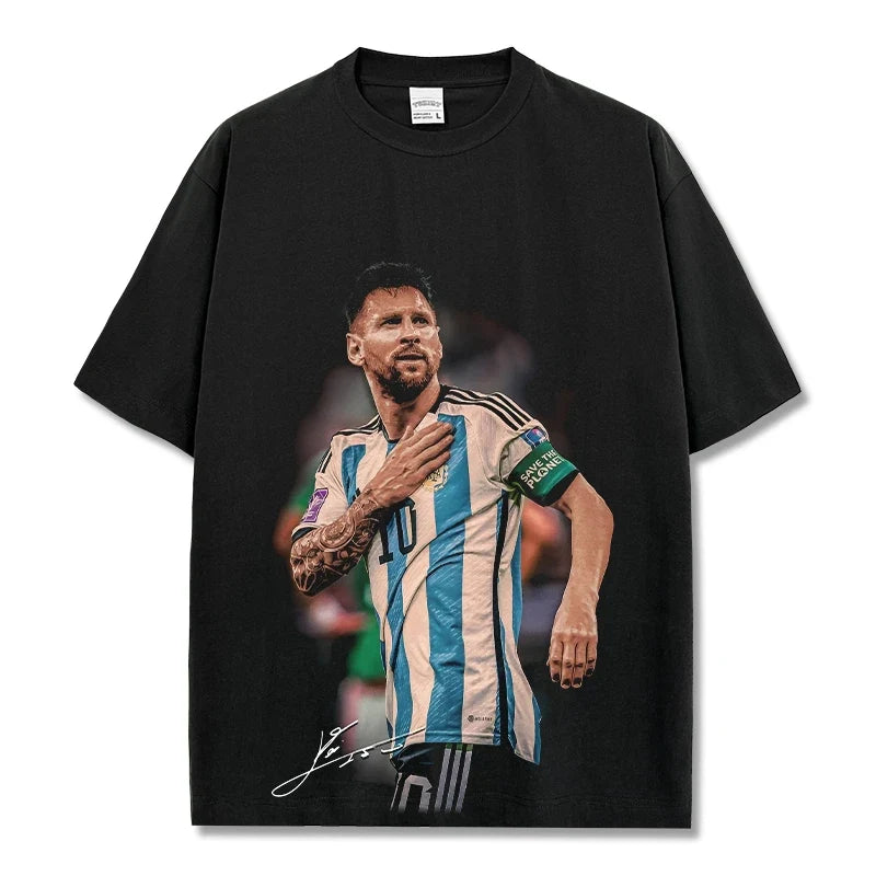 VINTAGE GRAPHIC TEE | Lionel Messi V8.25