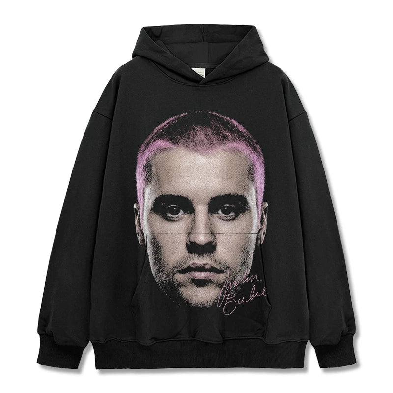VINTAGE GRAPHIC TEE&HOODIE |Justin Bieber V9.9