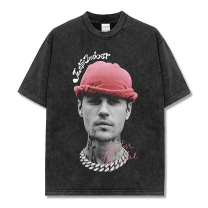VINTAGE GRAPHIC TEE&HOODIE|Justin Bieber V9.19