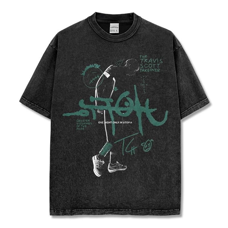 VINTAGE GRAPHIC CLOTHES |Travis Scott TS V8.26