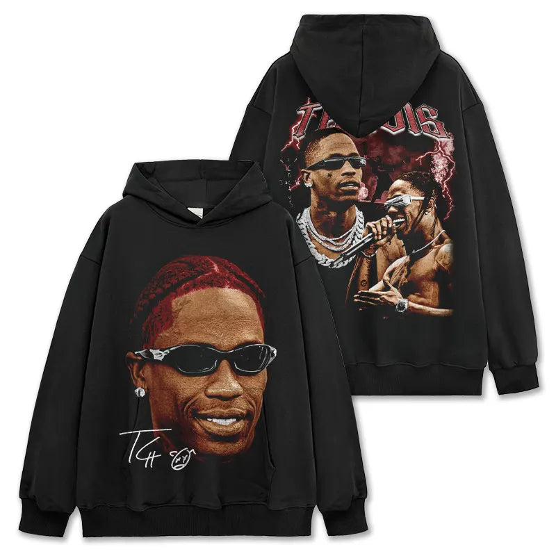 VINTAGE GRAPHIC TEE&HOODIE|Travis Scott TS V10.2