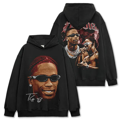 VINTAGE GRAPHIC TEE&HOODIE|Travis Scott TS V10.2