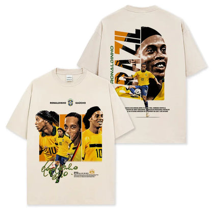 VINTAGE GRAPHIC TEE&HOODIE | Ronaldinho V9.23