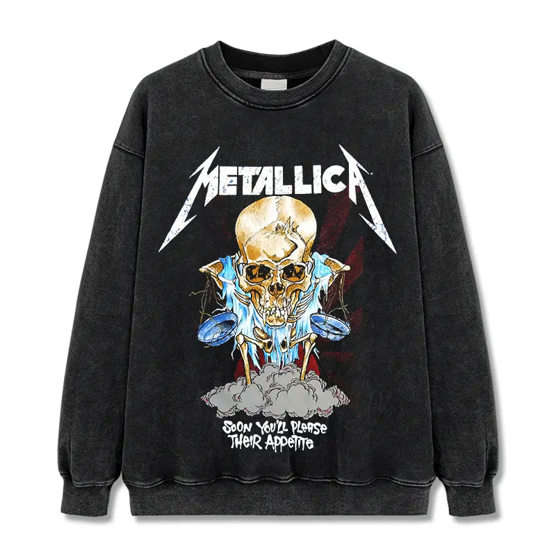 VINTAGE GRAPHIC TEE&HOODIE|Metallica V9.18