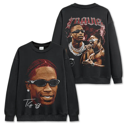 VINTAGE GRAPHIC TEE&HOODIE|Travis Scott TS V10.2