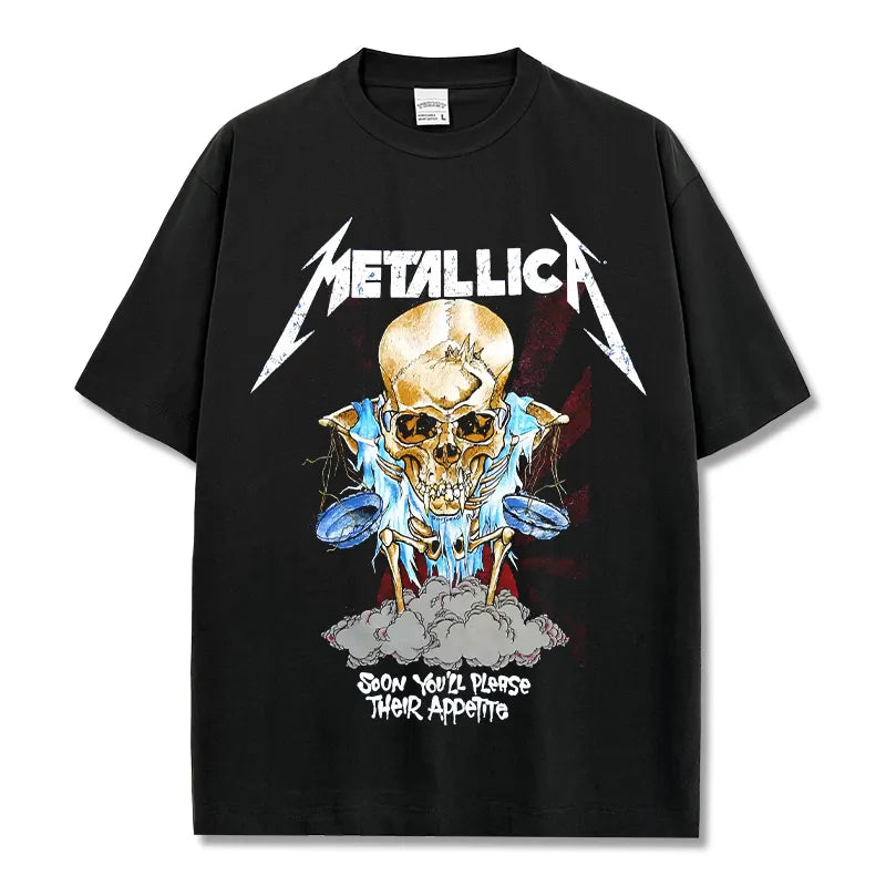 VINTAGE GRAPHIC TEE&HOODIE|Metallica V9.18
