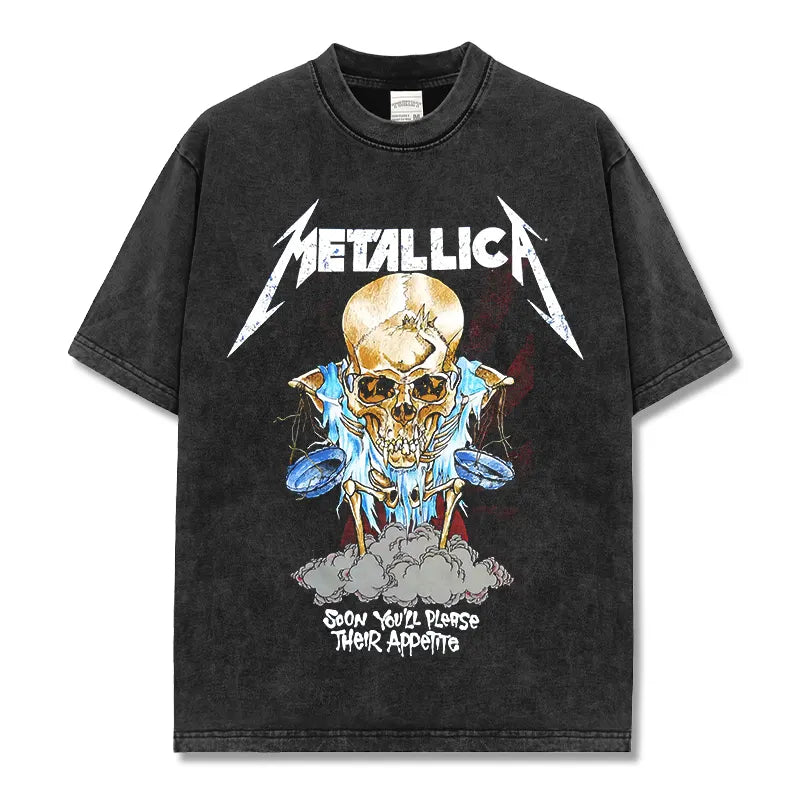 VINTAGE GRAPHIC TEE&HOODIE|Metallica V9.18