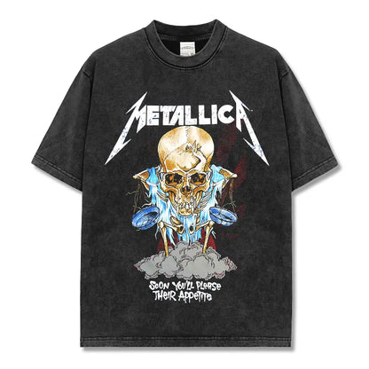 VINTAGE GRAPHIC TEE&HOODIE|Metallica V9.18
