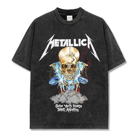 VINTAGE GRAPHIC TEE&HOODIE|Metallica V9.18