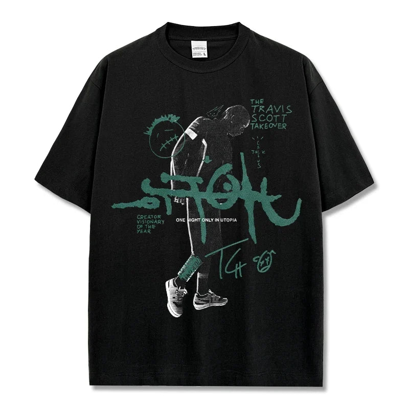 VINTAGE GRAPHIC CLOTHES |Travis Scott TS V8.26