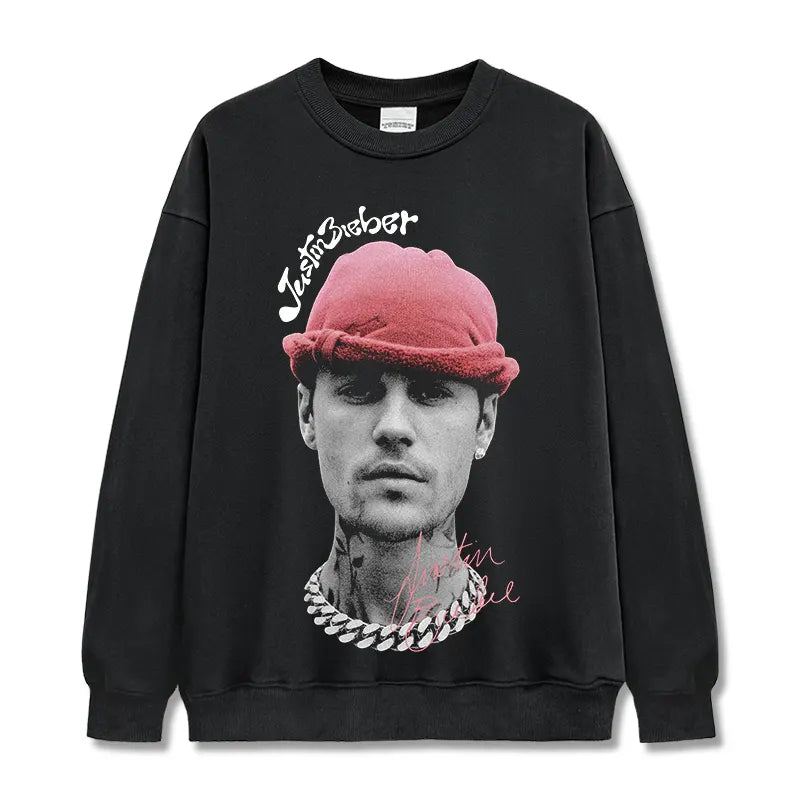 VINTAGE GRAPHIC TEE&HOODIE|Justin Bieber V9.19
