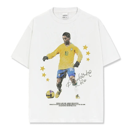 VINTAGE GRAPHIC TEE | RONALDINHO V8.25