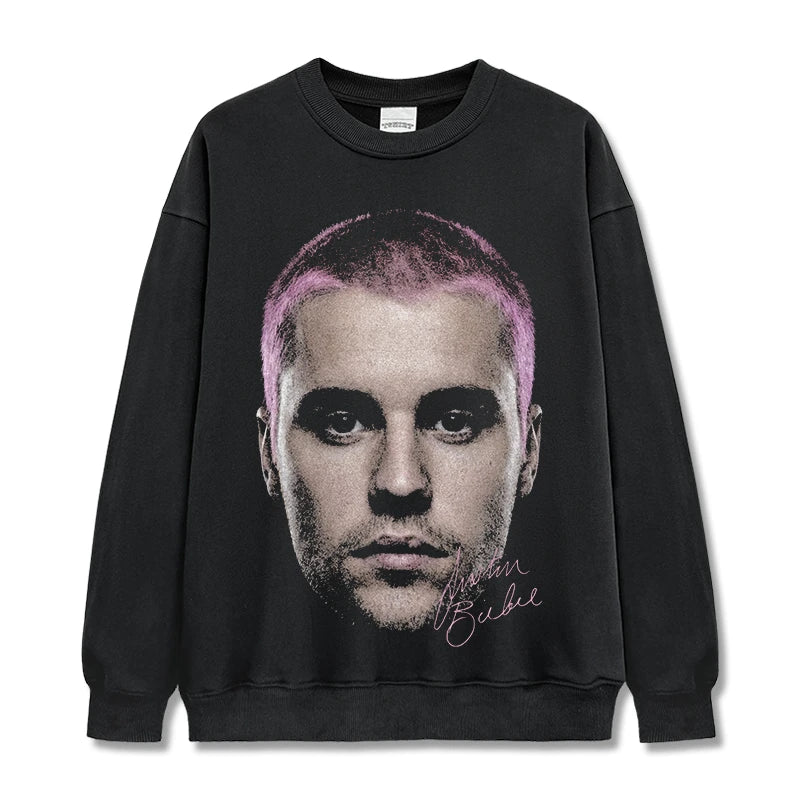 VINTAGE GRAPHIC TEE&HOODIE |Justin Bieber V9.9