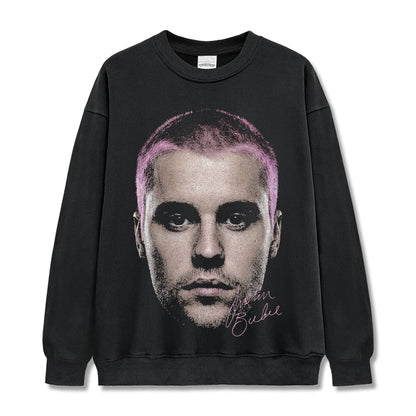 VINTAGE GRAPHIC TEE&HOODIE |Justin Bieber V9.9