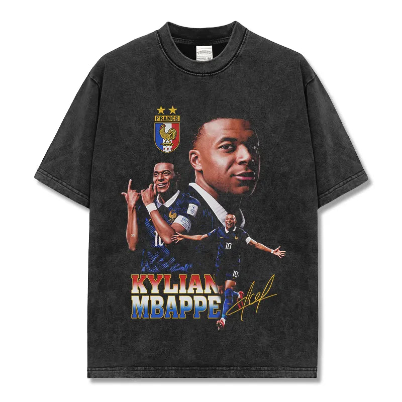 VINTAGE GRAPHIC TEE&HOODIE | Mbappe V9.23