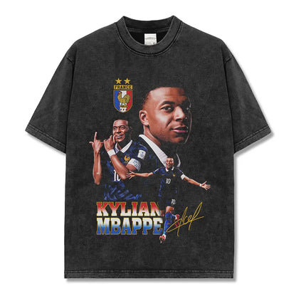 VINTAGE GRAPHIC TEE&HOODIE | Mbappe V9.23