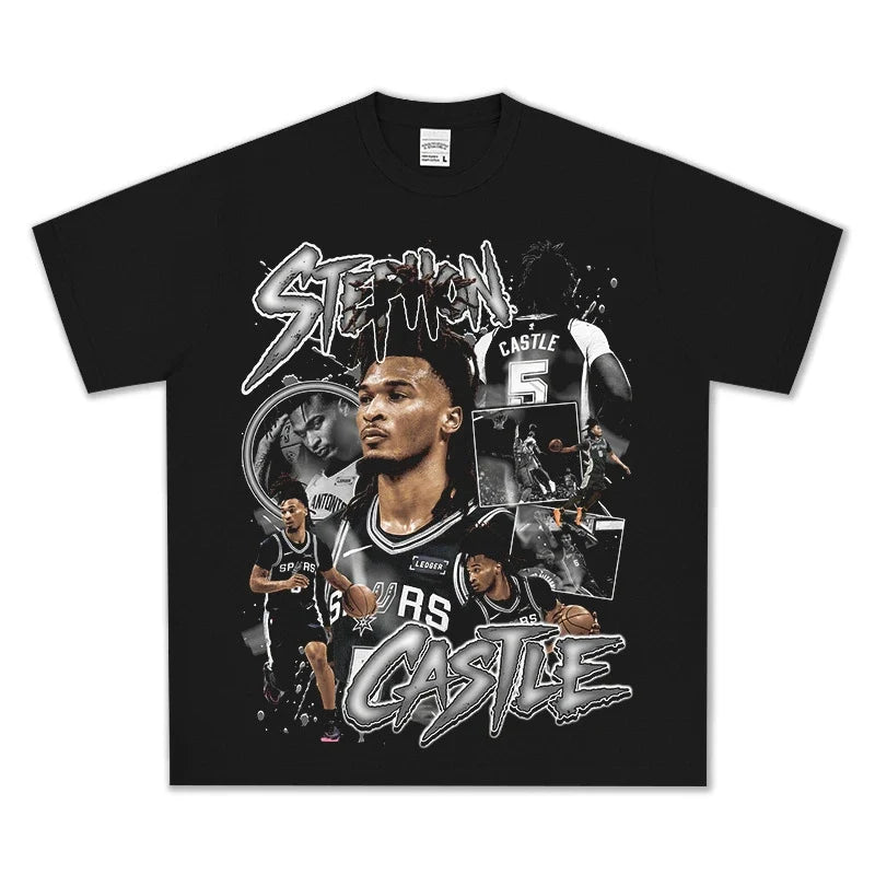 VINTAGE TEE | NBA SPURS Stephon Castle V8.1