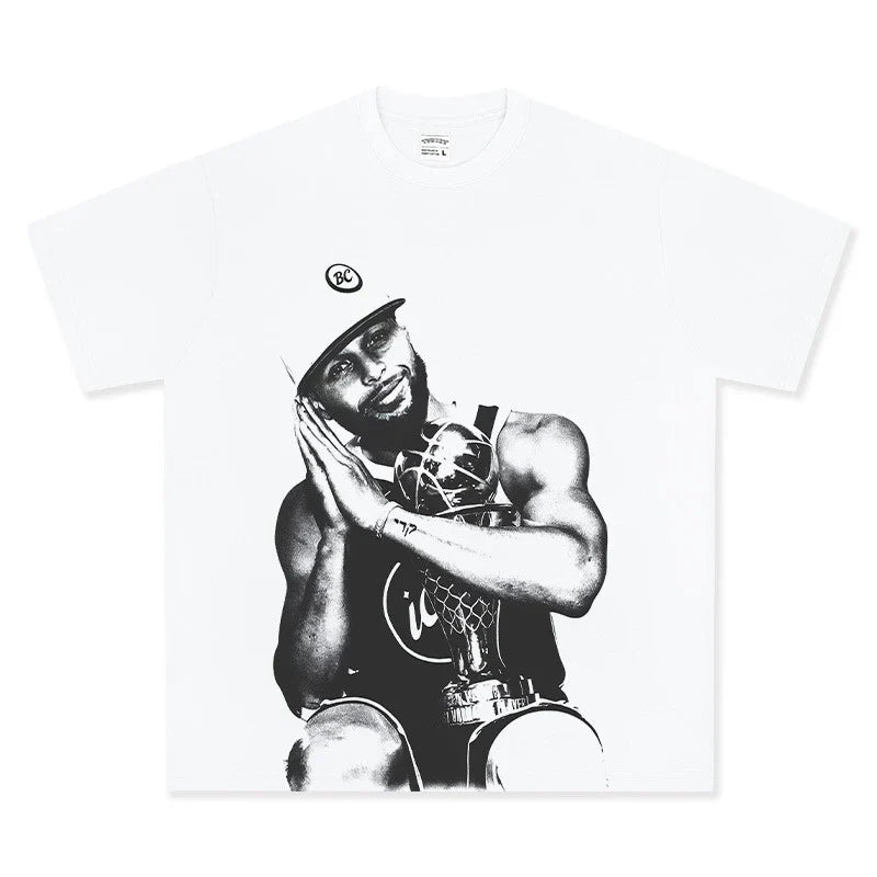 VINTAGE GRAPHIC TEE | NBA Champion Stephen Curry V8.6