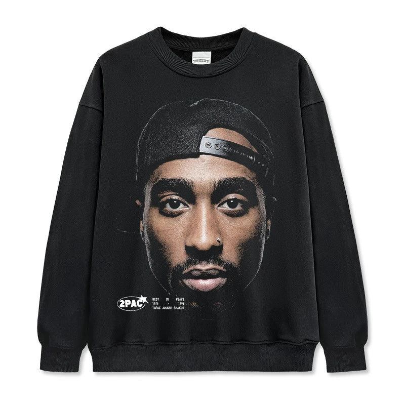 VINTAGE GRAPHIC CLOTHES |BIG FACE 2PAC  V8.17