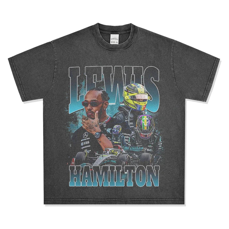 VINTAGE GRAPHIC CLOTHES |LEWIS HAMILTON V8.19