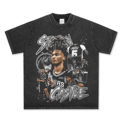 VINTAGE TEE | NBA SPURS Stephon Castle V8.1