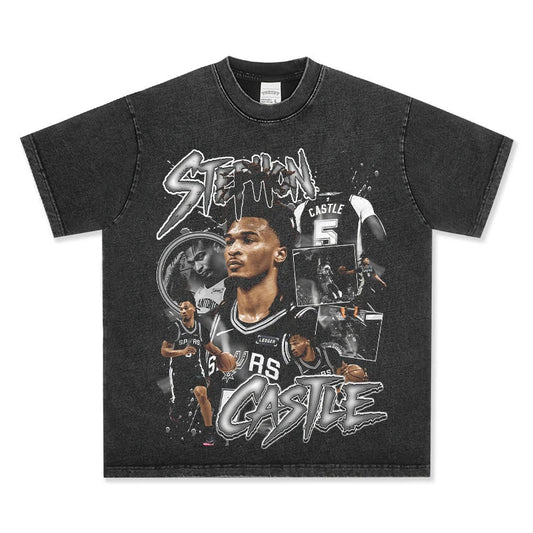 VINTAGE TEE | NBA SPURS Stephon Castle V8.1