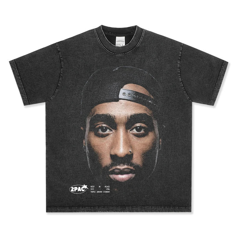 VINTAGE GRAPHIC CLOTHES |BIG FACE 2PAC  V8.17