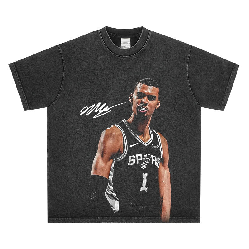 VINTAGE GRAPHIC TEE |WEMBANYAMA V7.17