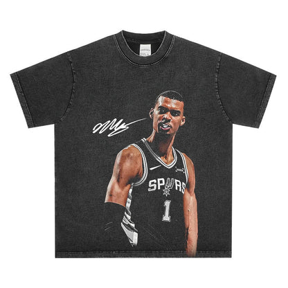 VINTAGE GRAPHIC TEE |WEMBANYAMA V7.17