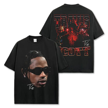 VINTAGE GRAPHIC TEE&HOODIE|Travis Scott TS V10.3
