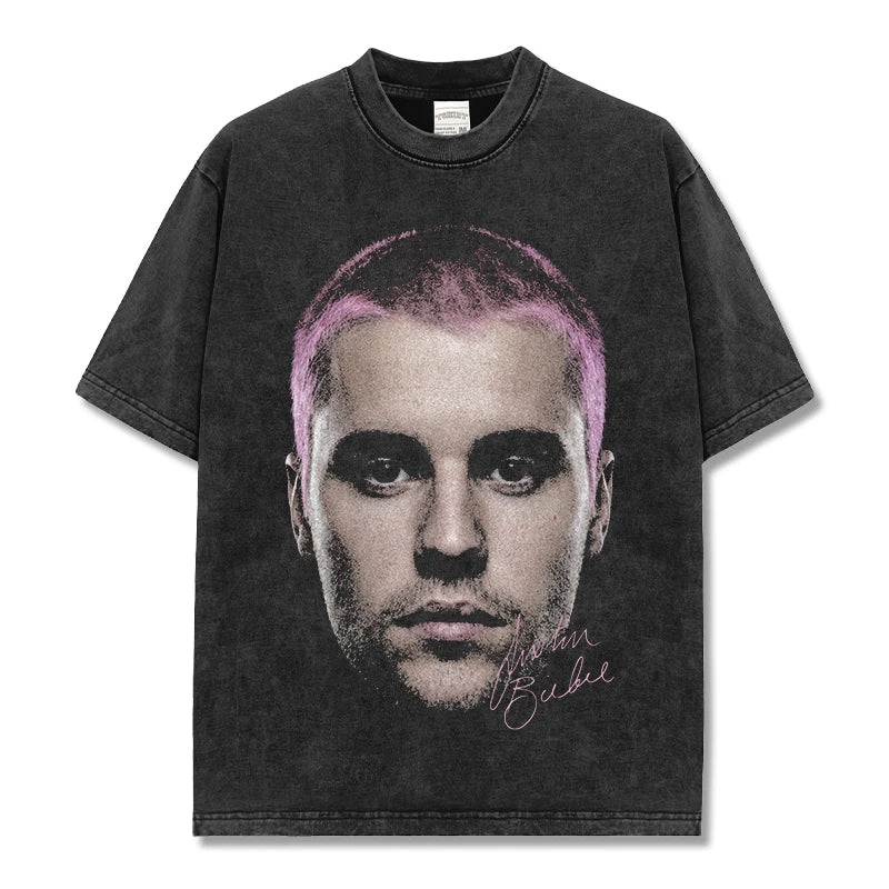 VINTAGE GRAPHIC TEE&HOODIE |Justin Bieber V9.9