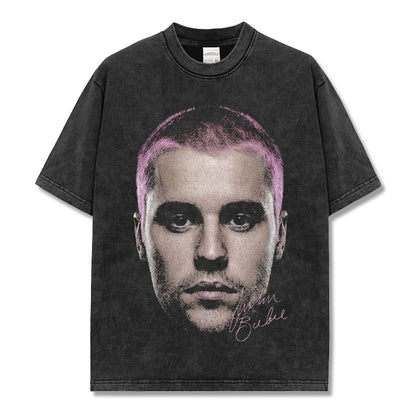 VINTAGE GRAPHIC TEE&HOODIE |Justin Bieber V9.9