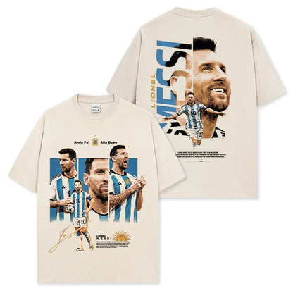 VINTAGE GRAPHIC TEE&HOODIE | Messi V9.21