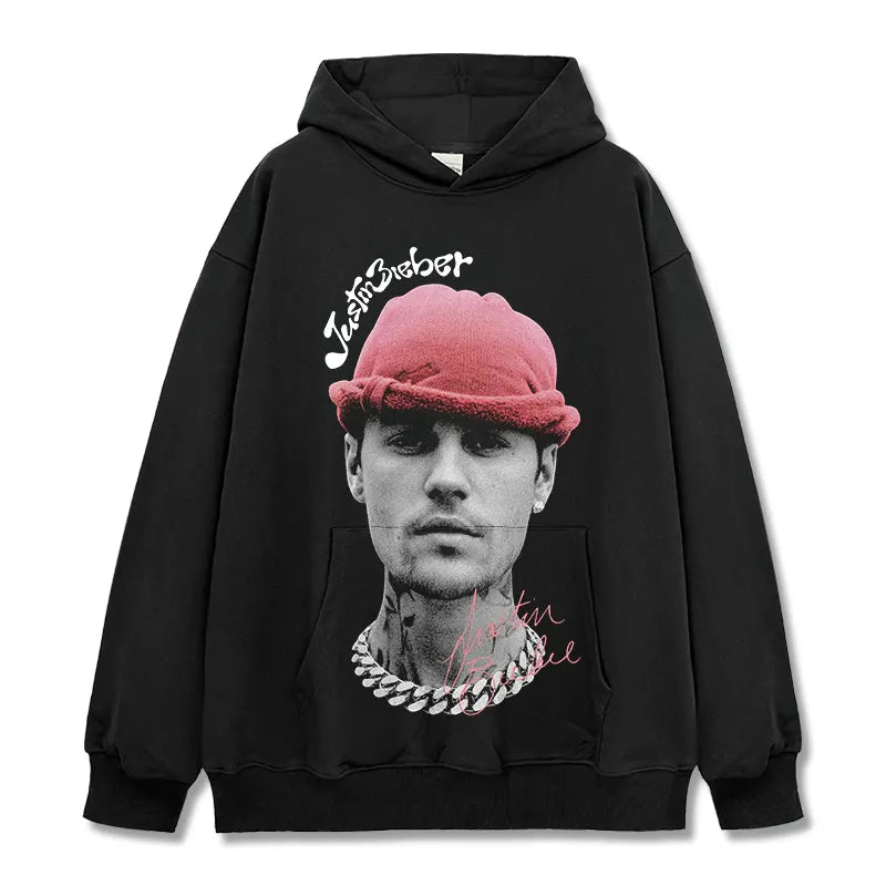 VINTAGE GRAPHIC TEE&HOODIE|Justin Bieber V9.19