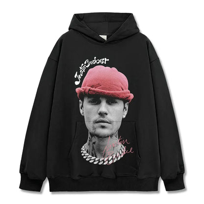 VINTAGE GRAPHIC TEE&HOODIE|Justin Bieber V9.19