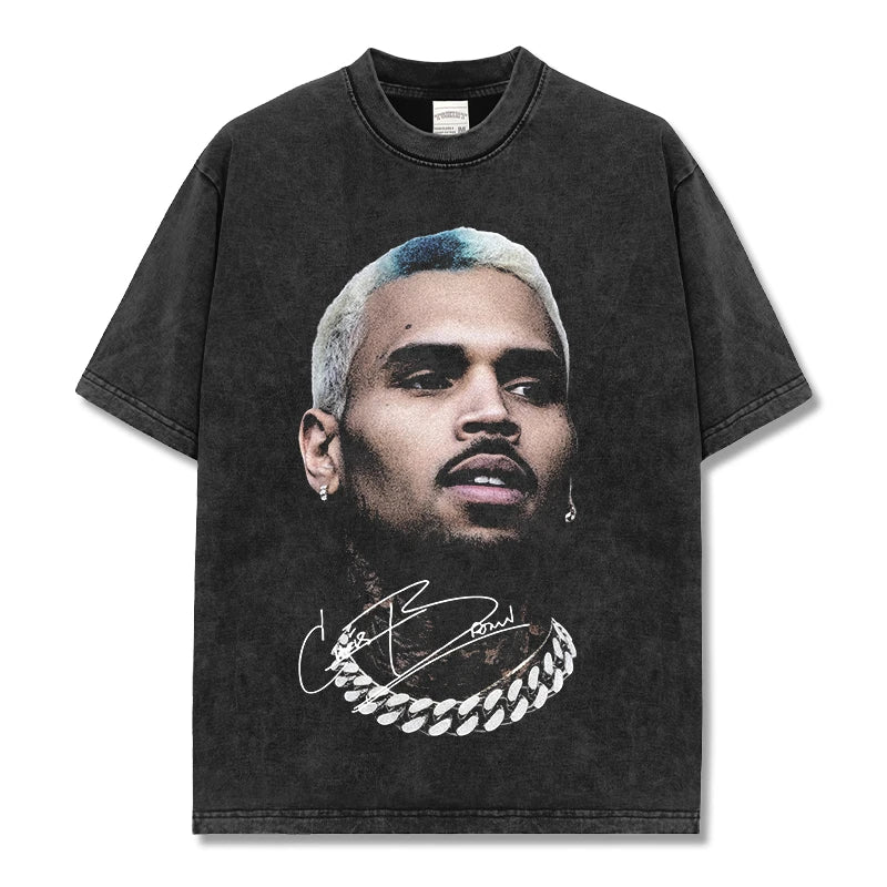 VINTAGE GRAPHIC TEE&HOODIE |Chris Brown V9.9