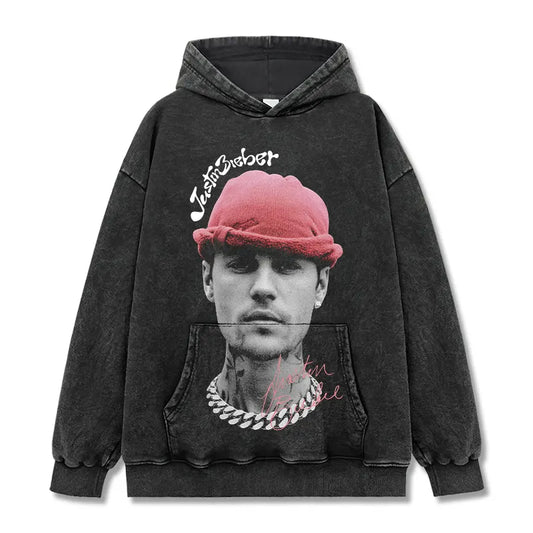 VINTAGE GRAPHIC TEE&HOODIE|Justin Bieber V9.19