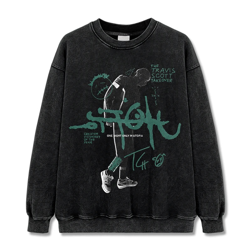 VINTAGE GRAPHIC CLOTHES |Travis Scott TS V8.26